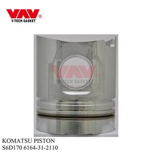 Assurance qualité moteur Diesel TAIWAN 6D170E 6164-31-2110 Piston pour pièces de tracteur Komatsu - Product Image 2