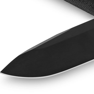 Cuchillos de Caza con Hoja Negra y Mango Verde Oliva, con Empuñadura Texturizada y Funda Negra Segura para Acampar y Hacer Senderismo al Aire Libre - Product Image 5