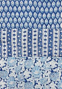 Tela de Algodón Puro Estampada a Mano, Ligera y Suave para Vestidos de Mujer, Tela de Algodón Estampada de Jaipur, Proveedor de Estampado Personalizado - Product Image 2