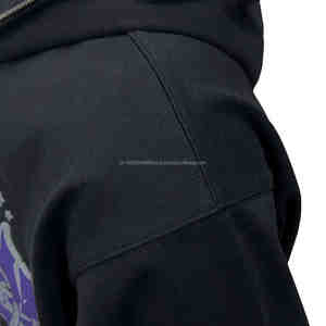 Custom Puff Print Full Face Zip up Man Hoodie 3D <b>Foam</b> Printing Logo Sweatshirt Jacket Casual Streetwear Mens Hoodies - Product Image 5