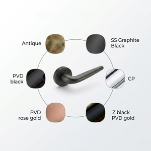 Designer Brass Door <b>Handle</b> Set with Mortise <b>Lock</b> | Luxury Lever <b>Handles</b> for Interior Doors | Hardware for Home & Hotel Decor - Product Image 5