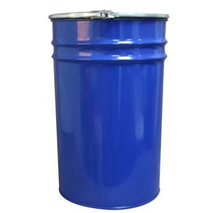 Fût en plastique bleu de 200 litres avec bouche fermée, capacité d'eau de 210 litres - Product Image 3