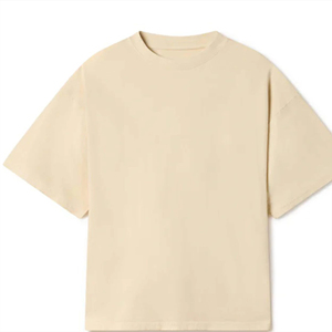 Camiseta Premium Lisa de Hombro Caído Oversize de Algodón Pesado para Estilo Urbano Casual, Fabricante OEM de Ropa - Product Image 1