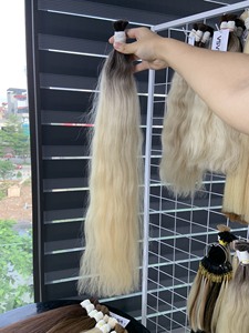 Expédition rapide 100% Extensions de cheveux vietnamiens crus vierges vague naturelle cheveux européens Style droit approvisionnement en vrac Vietnam - Product Image 5