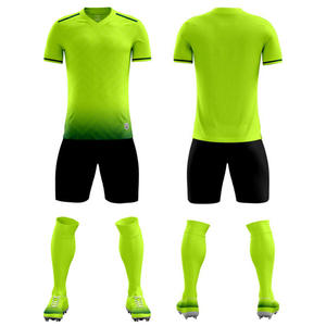 Venta al por Mayor en Línea, Uniforme Deportivo Personalizado de Alta Calidad OEM 100% Poliéster, Conjunto Completo de Jersey de Entrenamiento Deportivo, Uniforme de Fútbol Unisex Transpirable - Product Image 3