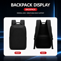 Sac à dos personnalisé pour homme, idéal pour les affaires et les étudiants, grande capacité, compartiment imperméable pour ordinateur portable, pour les voyages, le travail et l'école