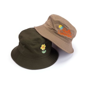 Chapeaux Bob Femme Imprimés Multicolores Tendance – Vente en Gros Été – Style Décontracté Coton Personnalisable Couleurs Confortables Doux Protection Solaire - Product Image 1