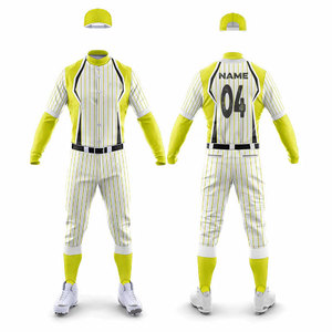 Tenue de baseball personnalisée pour hommes, design couleurs du nom de l'équipe, uniforme de club, uniforme sportif, haute qualité, vente en gros, faible MOQ, uniforme athlétique - Product Image 1