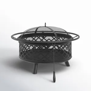 Brasero élégant fait main pour une vie de plein air haut de gamme, design de jardin moderne et loisirs familiaux, brasero extérieur en acier inoxydable - Product Image 2