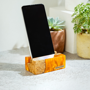 Portaplumas de resina epoxi con diseño de teclas de teclado, Portaplumas de resina con diseño de madera, Decoración artística de resina y madera, Regalo de aniversario, Portaplumas de resina verde, Regalo hecho a mano - Product Image 2