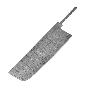 Couteau de Chef Personnalisé Fait Main Burraq, Lame en Acier Damas de 4-5,9 pouces, Épaisseur 3,0 mm, Étui en Cuir Moderne - Product Image 2
