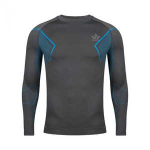 Men's <b>Long</b> <b>Sleeve</b> BJJ <b>Compression</b> Rash Guard Breathable Quick Dry Stretch Training Performance <b>Shirt</b> - Product Image 5