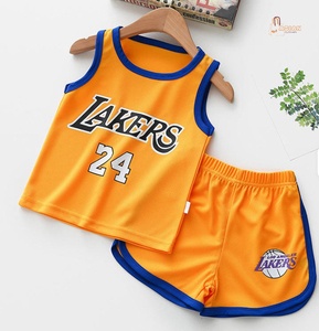 Ensemble de vêtements de basket sans manches pour l'automne, deux pièces : débardeur + short, sportif, respirant, écologique - Product Image 1
