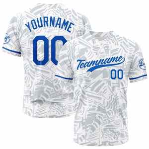 Camiseta de Béisbol Personalizada de Poliéster Transpirable al por Mayor con Impresión por Transferencia Térmica y Costuras - Product Image 1