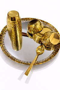 Assiettes jetables rectangulaires industrielles en acier inoxydable Bold Blossom, classiques, écologiques, compatibles lave-vaisselle, durables, pour fêtes et dîners - Product Image 2