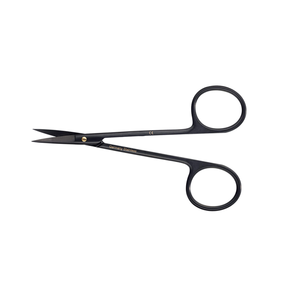 Tijeras Quirúrgicas de Precisión de Alta Calidad, Curvadas Iris, Delicadas, con Corte Superfino, Línea Negra, para Oftalmología y Microcirugía - Product Image 4