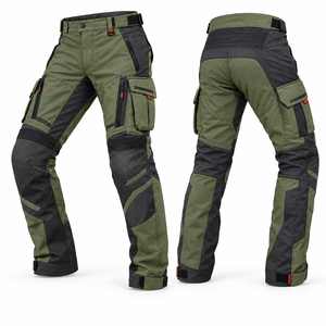 Pantalon de moto d'été imperméable, coupe-vent et respirant avec protections en PU, personnalisable OEM - Product Image 4