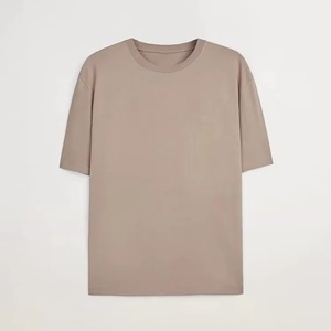 เสื้อยืดผู้ชายทรงแร็กแลน แขนเสื้อแบบดรอปโชว์เดอร์ สีเทาเฮเธอร์ ผลิตจากผ้าฝ้าย 94% ผสมสแปนเด็กซ์ 6% - Product Image 6