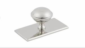 Poignée à bouton Queslett de qualité supérieure pour l'exportation avec plaque arrière rectangulaire, levier de 6 pouces, prix de gros - Product Image 2