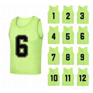 <b>Soccer</b> Pinnies Custom Team Name Unisex Adult Quick Drying Sports Vest Training Bib Breathable Lightweight Mesh Practice Jersey - Product Image 3