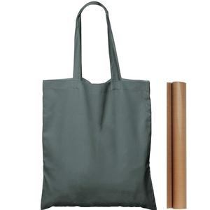 Sac fourre-tout en toile à carreaux personnalisé avec logo, sac à main décontracté en coton pour femme, sac à bandoulière long pour le shopping et les voyages - Product Image 1