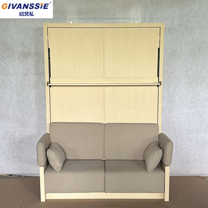 Nuovo Design Letto a Scomparsa Multifunzionale Stile Nordico, Dimensioni Personalizzabili, Facile Installazione, Letto Verticale Pieghevole a Parete con Divano - Product Image 4