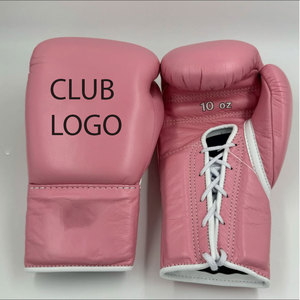 Guantes de Boxeo Profesionales de Piel y Piel Sintética, Equipo de Boxeo de Alta Calidad - Product Image 1