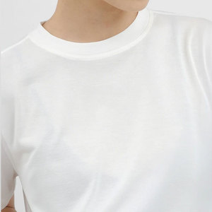 Fabricante Mayorista OEM de Tops Deportivos para Gimnasio, Camiseta Corta Transpirable para Mujer, Ropa de Verano, Camiseta Corta de Jersey de Algodón - Product Image 6