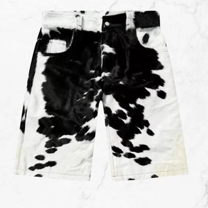 Shorts en cuir de vachette pour hommes – Qualité supérieure, style streetwear décontracté, design durable, coupe ajustée, bas de gamme pour l'été - Product Image 6