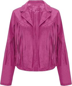 แจ็คเก็ตหนังสไตล์ตะวันตกสำหรับผู้หญิงรุ่นใหม่ทันสมัย ผ้าแคนวาสเคลือบกันน้ำ กันลม ระบายอากาศได้ดี แบบสองด้าน ใส่ได้สองแบบ เป็นมิตรกับสิ่งแวดล้อม สวยงามมีสไตล์ - Product Image 4