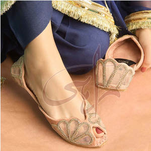 Los Más Vendidos en Stock, Khussa Personalizados para Mujer, Impresos, Antideslizantes, Hechos en Pakistán, MOQ Bajo - Product Image 3