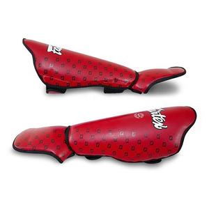 Protection de jambe en cuir personnalisée pour le kickboxing, protège-tibias jaunes sur mesure pour l'entraînement de Muay Thai - Product Image 1