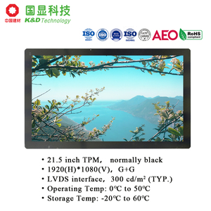 KD 21.5 "TFT IPS màn hình <span class=keywords><strong>LCD</strong></span> Panel với 89/89/89/89 góc nhìn 99% NTSC 14ms Thời gian đáp ứng LVDS giao diện - Product Image 5