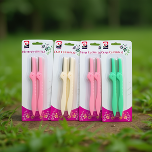 Cuchillas para Cejas Ceja Cuchillo, Set de 24 Piezas en Rosa, Blanco y Verde para Depilación Facial - Product Image 3