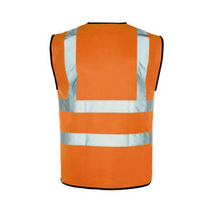 Chaleco de Seguridad de Verano Personalizado, Chaqueta Reflectante de Alta Visibilidad con Diseño Táctico, Logotipo Personalizable, Servicio OEM - Product Image 5