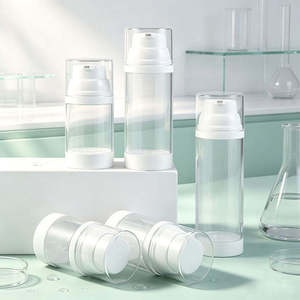 High Quality Plastic <b>Bottles</b> 80ml-250ml Portable Airless <b>Dispenser</b> <b>Bottles</b> with Pump Sprayer for Lotions and Cosmetics - Product Image 4