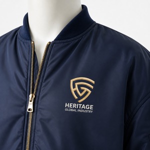 เสื้อแจ็คเก็ตบอมเบอร์ทรงโอเวอร์ไซส์สำหรับผู้ชาย ผ้าพรีเมียม แขนเสื้อแบบริบ ดีไซน์ทันสมัย ทนทาน เหมาะสำหรับแฟชั่นในเมืองและสวมใส่ลำลอง - Product Image 6