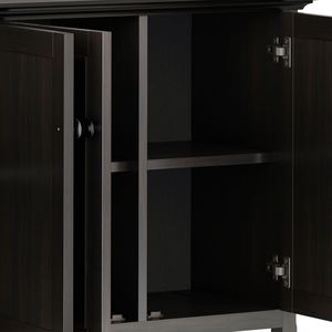 Armadio Amherst Hickory Brown a 4 ante, elegante mobile da soggiorno - Product Image 6