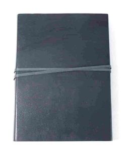 Wholesale High Customized Vintage Journal Handmade Recycled Cotton Paper Grey Color Cover Leather Gift - Product Image 4