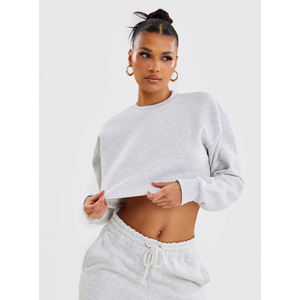 Sudadera de Algodón Grueso con Cuello Redondo, Unisex, Personalizable, con Bordado, Tejido de Punto, Diseños Modernos, Talla Grande, Venta al Por Mayor - Product Image 4