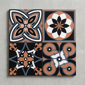 กระเบื้องเซรามิกสีขัดดอกไม้ขนาด300x300มม. สไตล์โมร็อกโก - Product Image 2