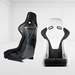 Silla Gaming de Alta Resistencia Apex de Fibra de Carbono y Cuero PU, Reclinable Ajustable, Asiento de Carreras para PC con Soporte para Cabeza, Mueble de Escritorio - Product Image 1
