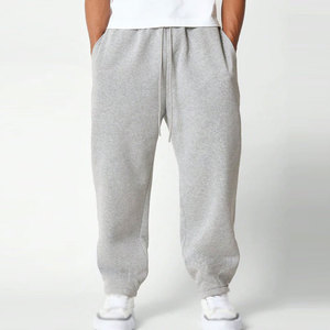 กางเกงวอร์มทรงหลวมเอวสูงทันสมัยกางเกงกีฬาสวมใส่สบายแบบลำลองสำหรับใช้ในยิมและใช้ในชีวิตประจำวัน - Product Image 1