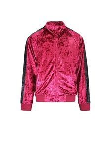 Trajes de terciopelo con cremallera para hombre, cierre frontal de 2 piezas con Velour, trajes de chándal a rayas laterales ajustados, novedad de 2021 - Product Image 5