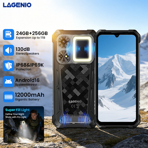 Smartphone LAGENIO Rhino 1 Pro 24 Go + 256 Go NFC 12000 mAh Appareil Photo Principal 64 MP Android 16.0 Prise en Charge de la Recharge Inversée Lecteur d'Empreintes Digitales Latéral - Product Image 5