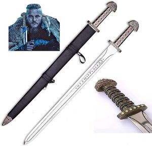 Réplique de l'épée viking Ragnarok Lothbrok, en métal pleine longueur, à suspendre au mur, objet décoratif, thème historique et mythologique - Product Image 1