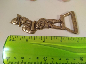 Vintage Brass Figurine Bottle Opener Handcrafted Folk Character Beer Opener Decorative <b>Bar</b> <b>Tool</b> For Home <b>Bar</b> Restaurant And Hote - Product Image 4