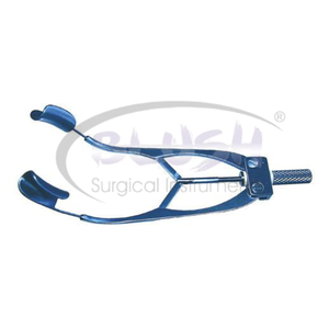 Eye Retractor Speculum Solid Blade Eye Speculum Adjustable, Titanium reusable surgical instruments By <b>Blush</b> Surgical - Product Image 3