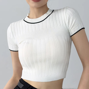Camiseta informal estampada de verano para mujer, camiseta de manga corta, tela ligera y transpirable, Top cómodo y elegante para uso diario - Product Image 5