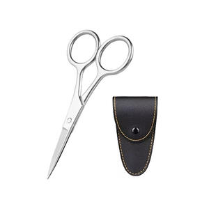 Wholesale Cuticle <b>Nail</b> Scissor Sharp Curved Blades Dall Finish Stainless Steel Beauty <b>Nail</b> Scissor With Leather Pouch - Product Image 3